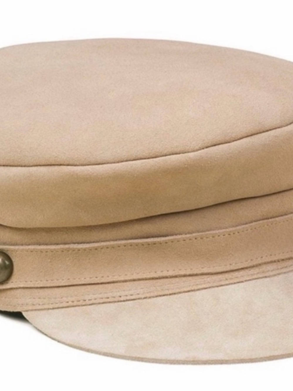 Lack Of Color Suede Tan Baker Boy Cap